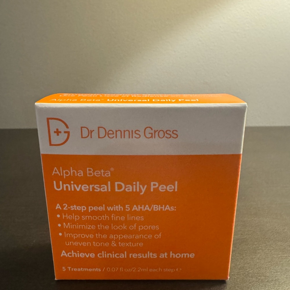Dr. Dennis Gross Alpha Beta Universal Daily Peel 5 Treatments NIB EXP 1/28